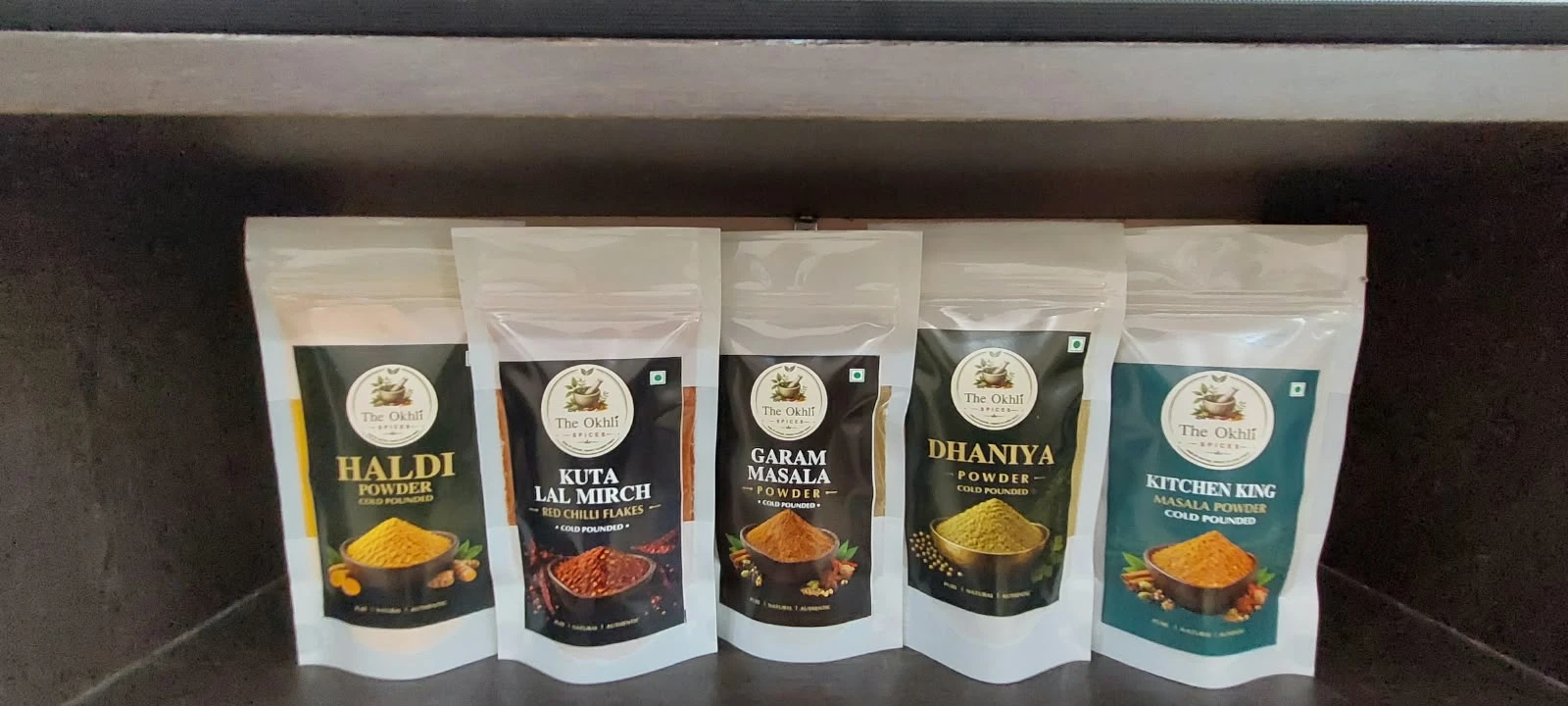 Everyday Kitchen Pack — haldi, lal mirch, dhaniya combo