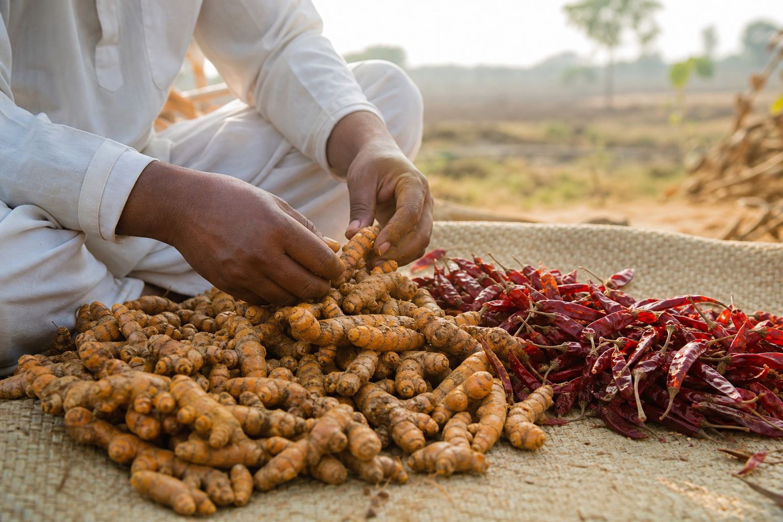 Premium whole spices hand-selected from Indian farms