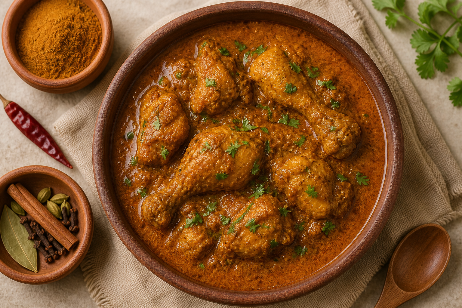 Chicken Curry recipe with Traditional Garam Masala
